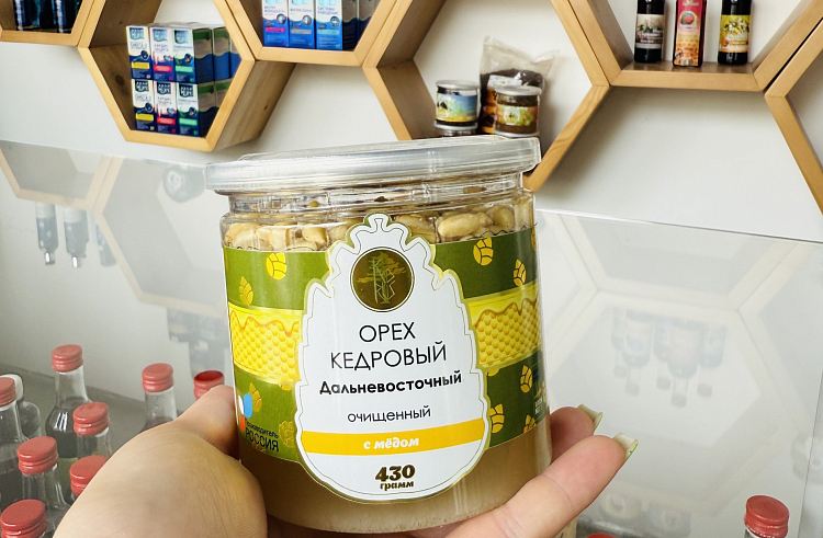 Продукция из кедрового ореха стала самой популярной у туристов Приморья.