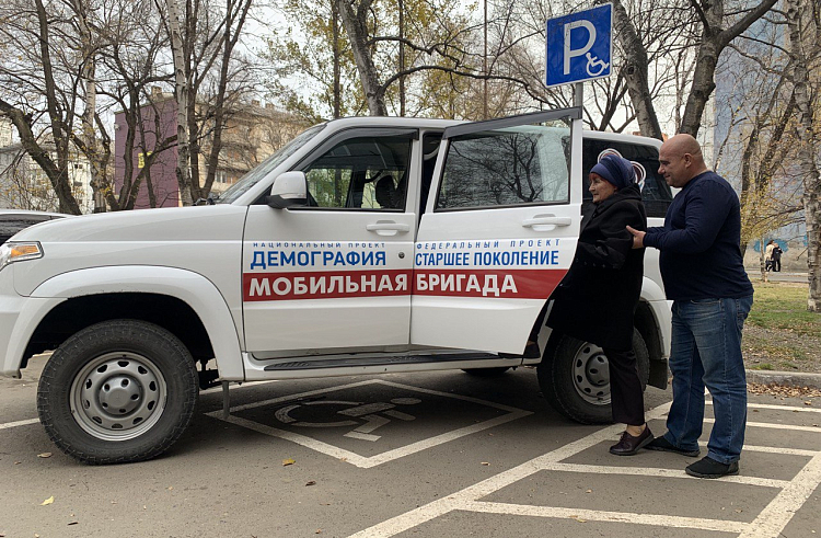 Более трех тысяч пенсионеров смогли посетить медучреждения Приморья с помощью междисциплинарных бригад.