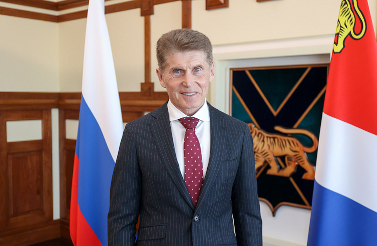 Поздравление Губернатора Приморского края Олега Кожемяко с Днем космонавтики.