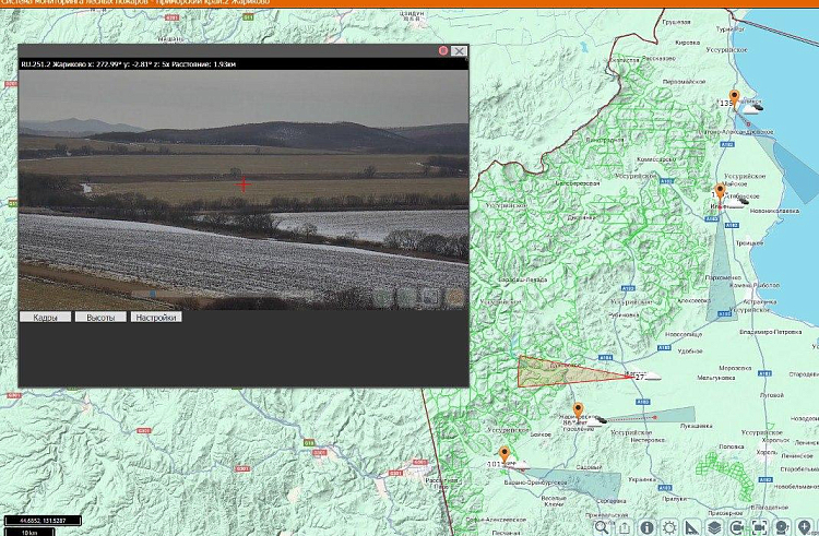 Систему дистанционного мониторинга лесных пожаров внедряют в Приморье.
