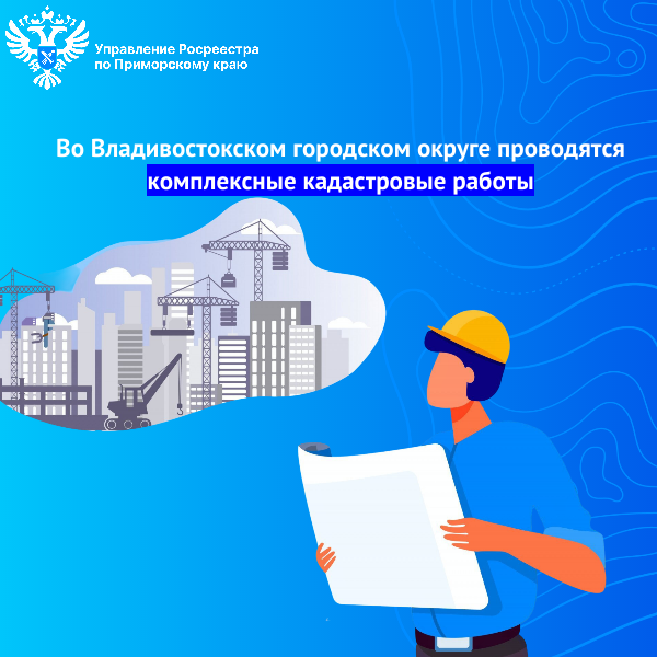 Во Владивостокском городском округе проводятся   комплексные кадастровые работы.