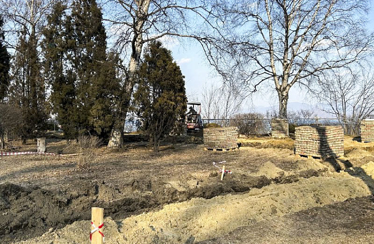 Видовую площадку благоустраивают в приморской Находке по нацпроекту. Видовую площадку благоустраивают в приморской Находке по нацпроекту.
