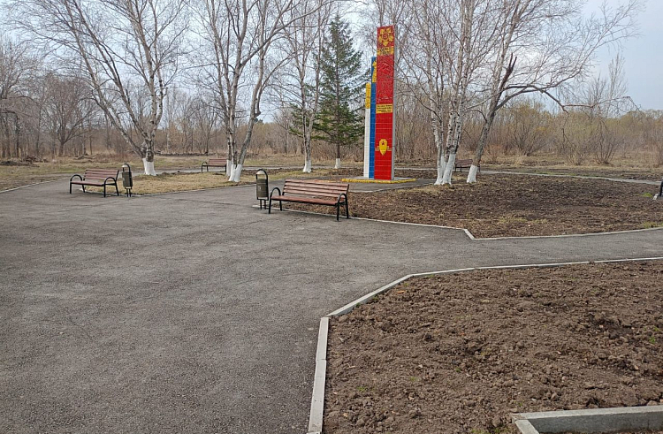 Парк благоустроили в приморском Хороле по нацпроекту. Парк благоустроили в приморском Хороле по нацпроекту.