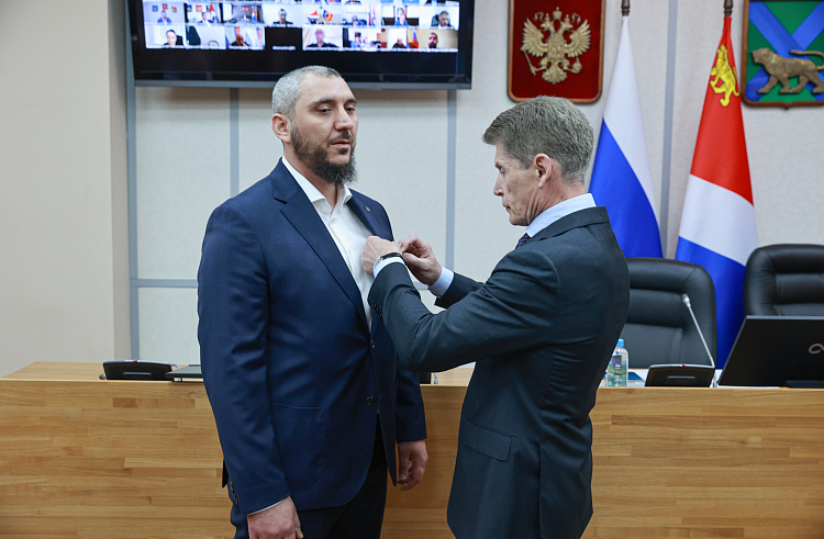Еще один «Тигр» удостоился звания «Герой Приморья». Еще один «Тигр» удостоился звания «Герой Приморья».
