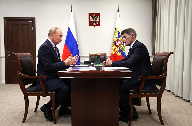 Олег Кожемяко: Каждая встреча с Президентом – новые возможности для развития Приморья. Олег Кожемяко: Каждая встреча с Президентом – новые возможности для развития Приморья.