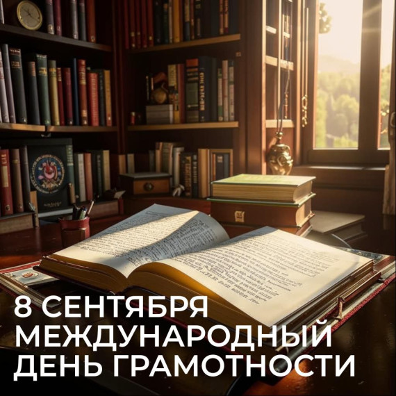 8 сентября во всем мире отмечается Международный день грамотности!. 8 сентября во всем мире отмечается Международный день грамотности!.