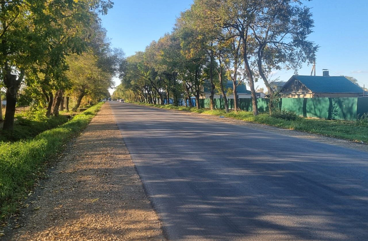 Дорогу в приморском Новоникольске отремонтировали по нацпроекту. Дорогу в приморском Новоникольске отремонтировали по нацпроекту.