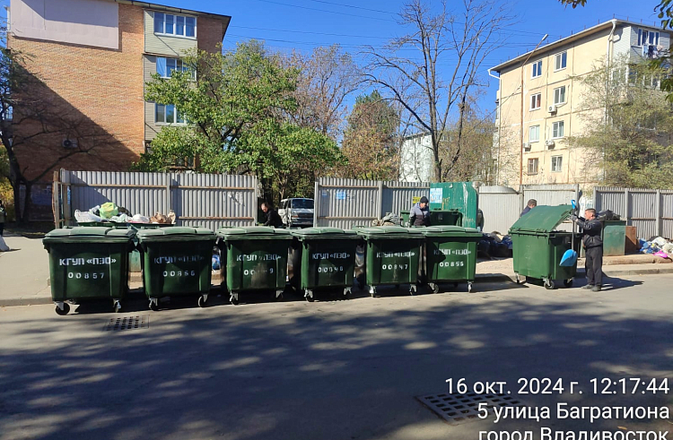 Мусорные контейнеры обновляют в Приморье. Мусорные контейнеры обновляют в Приморье.