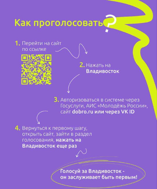 Поможем Владивостоку обогнать Омск, Мурманск и Москву в голосовании за статус «Молодежной столицы России»?.